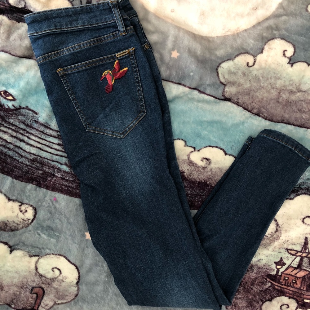 Matilda Jane Clothing Soar Ahead Jeans 2 WOMENS xs